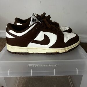 Nike Women’s Chocolate Brown and White Sneakers